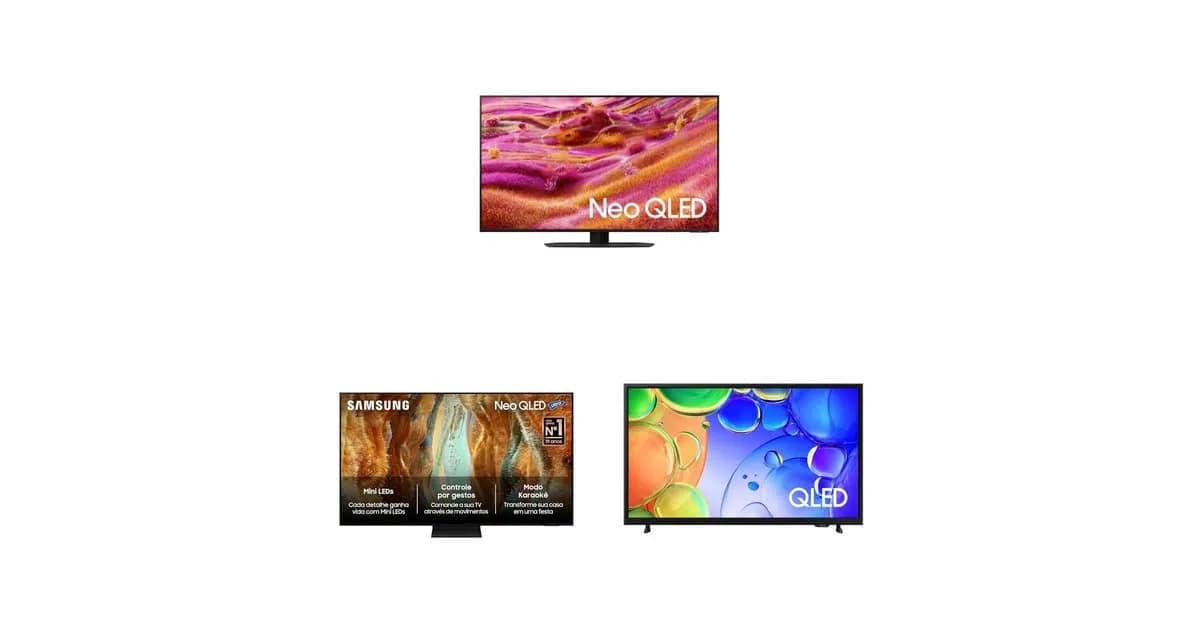 Guia Neo QLED e QLED com Vision AI: como escolher em promoções