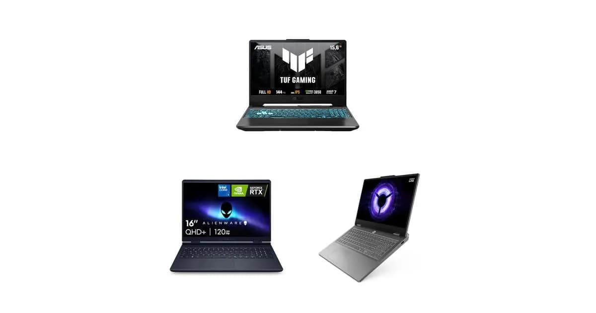 Notebook gamer 2026: comparativo dos 3 melhores modelos