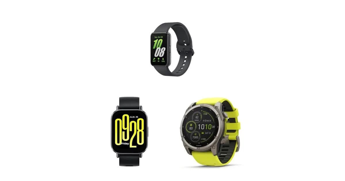 Smartwatch 2025: comparativo de 3 modelos e como escolher