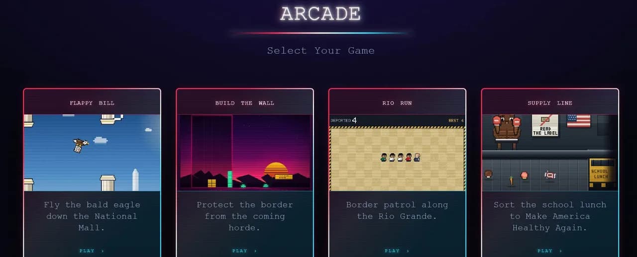 Casa Branca Lança Arcade com Jogo de Deportação: Entenda