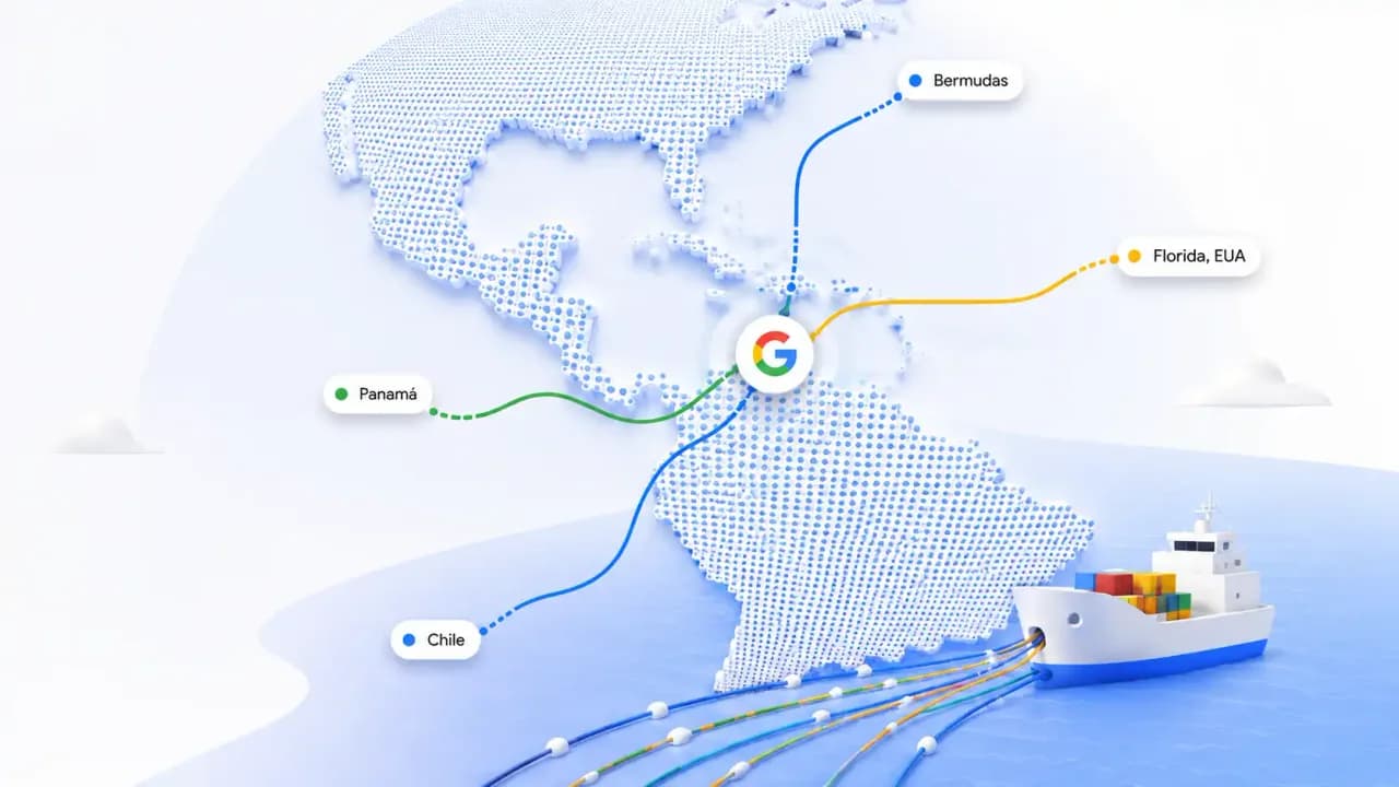 3 novos cabos submarinos do Google: como vão mudar a internet