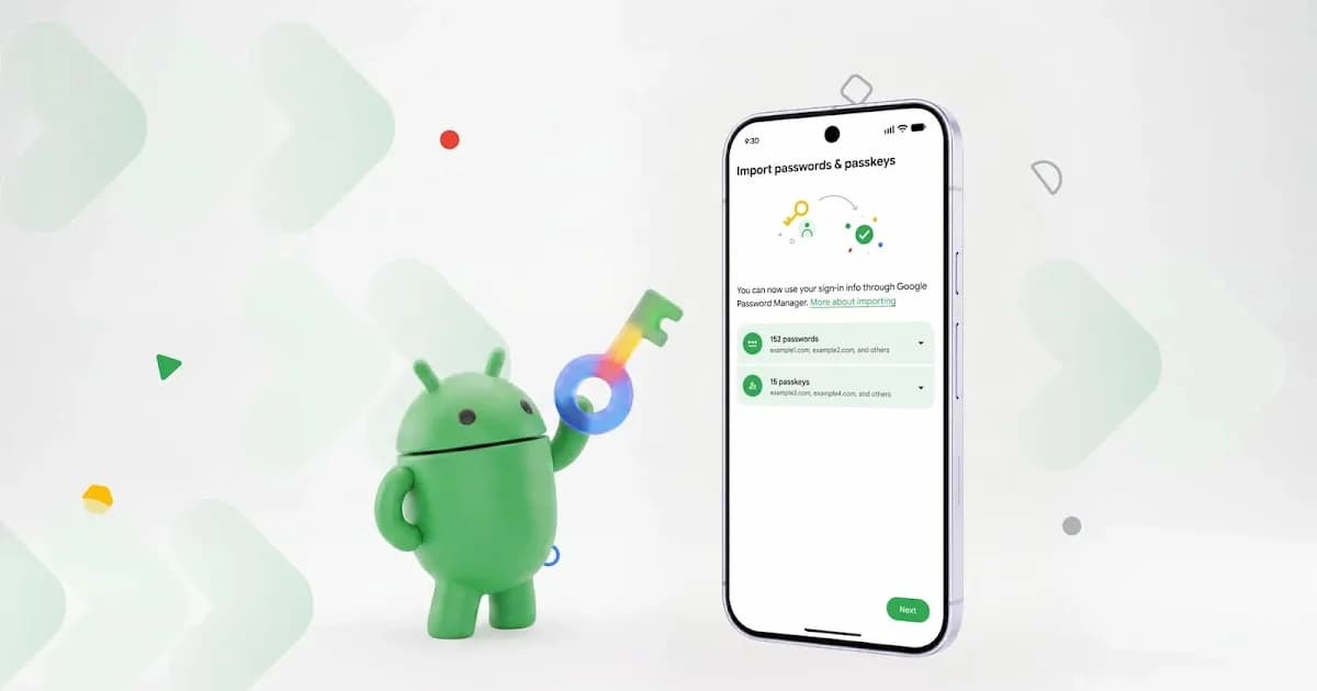 Guia completo: como transferir senhas e passkeys no Android