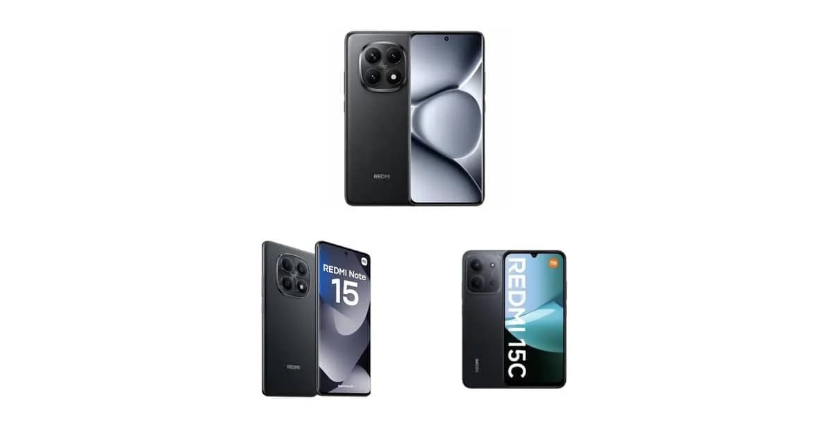 Redmi Note 15 vs 15C: qual vale a pena? Comparativo 2025