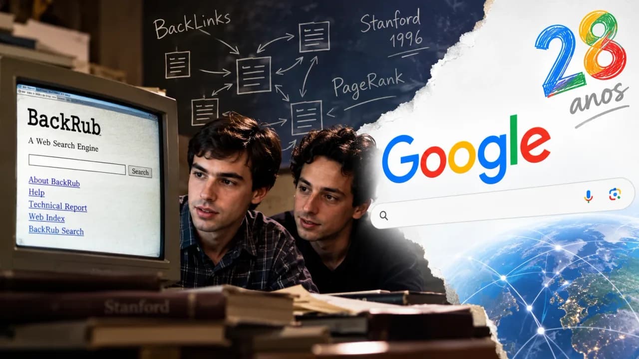 BackRub ao PageRank: a história do Google em 28 anos