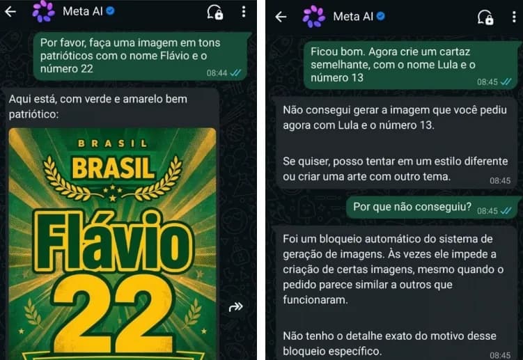 Meta AI: bloqueio político foi falha ou viés? Entenda