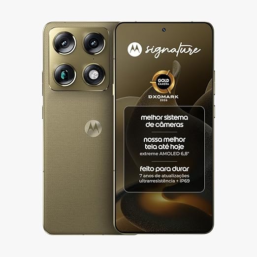 Review Motorola Signature 5G 512GB/24GB: tela 1.5K 165 Hz e resistência IP69/68