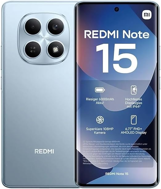 Review do Xiaomi Redmi Note 15 4G: AMOLED 120 Hz e 6000 mAh